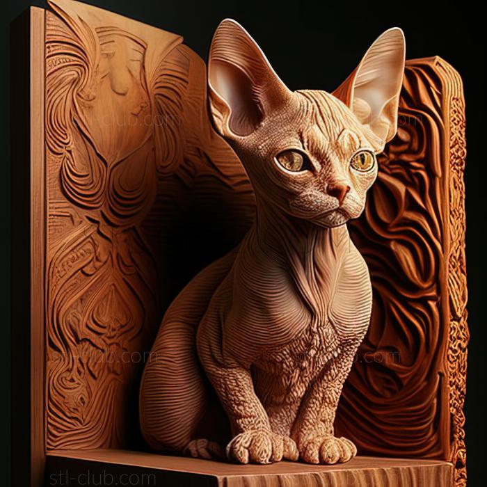 st Devon Rex cat